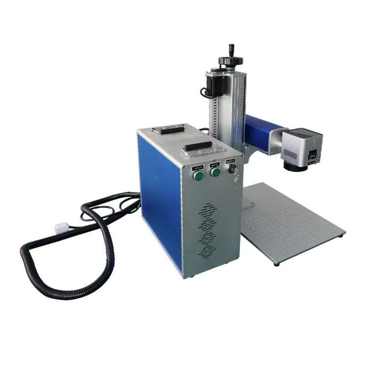 China Factory Price Fiber Laser Etching Engraving Pen Printing Machine 2.5D 3D Laser Fiber Marking Machine For Jewellery Metal