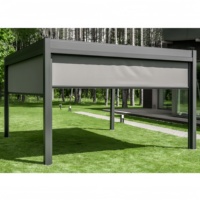 Maisons d'été personnalisées système de persiennes extérieures supports de pergola en aluminium persienne persienne persiennes télécommandes de patio pergola à vendre