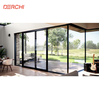 Puerta Corredera de Aluminio Insonorizada y de Ahorro Energético, Puerta Corredera de Vidrio Templado para Patio