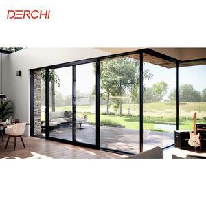 Porte coulissante <span class=keywords><strong>en</strong></span> <span class=keywords><strong>aluminium</strong></span> insonorisée et économe <span class=keywords><strong>en</strong></span> énergie, <span class=keywords><strong>prix</strong></span>, porte coulissante <span class=keywords><strong>en</strong></span> verre trempé pour patio - Product Image 2