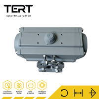 Vanne à boisseau sphérique pneumatique à commande pneumatique en acier inoxydable PN16-PN63 DN50-DN200 pour systèmes de traitement d'eau, d'huile, de gaz et de produits chimiques