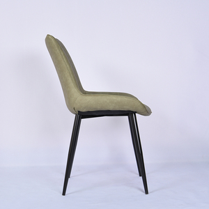 <span class=keywords><strong>Chaises</strong></span> de cuisine confortables à dossier haut, design moderne et simple, pieds en métal, revêtement en cuir PU, chaise de <span class=keywords><strong>salle</strong></span> à <span class=keywords><strong>manger</strong></span> en vente - Product Image 3