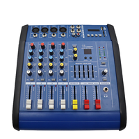 Console de mixage audio AOFO PMX-402D 4 canaux avec alimentation fantôme 48V, enregistreur intégré, connectivité USB et Bluetooth, effets d'écho numériques