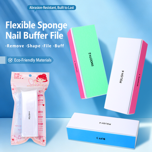 <span class=keywords><strong>Kit</strong></span> Essenziale 3-in-1 per Nail Art a <span class=keywords><strong>Prezzo</strong></span> all'Ingrosso, Tavoletta Lucidante Premium in EVA con Bastoncino in Legno d'Arancio per Unghie Finte - Vendita al Dettaglio - Product Image 1