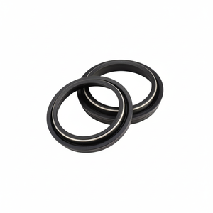 Par de cubiertas antipolvo de horquilla NRTeam para Suzuki RM 250 96-00 piezas de bicicleta de calle PC tubo de escape y silenciador - Product Image 1