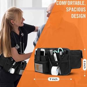 Bolsa de Cintura Organizadora de Enfermería con Múltiples Compartimentos para Equipo Médico, Riñonera de Enfermera - Product Image 4