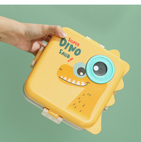 Boîtes à lunch carrées en acier inoxydable Contenants alimentaires réutilisables pour enfants et adultes Boîte à lunch Bento pour l'école et le travail Sans BPA