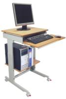 Twinco PC station debout 4 Positions de stockage maison bureau ordinateur bureau Table d'écriture bureau avec plateau de clavier
