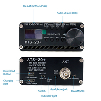 Récepteur radio ATS-20 Plus Si4732 toutes bandes récepteur radio portable multi-bandes FM à ondes courtes