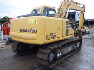 Mini-excavatrice sur chenilles 120-6 d'occasion avec godet de 1,2 m³ de capacité - Product Image 3
