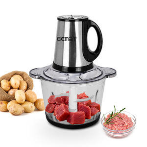 Picadora de Carne de Acero Inoxidable 1L 3L, Procesador de Alimentos Multifunción, Licuadora Eléctrica Doméstica, Picadora con Múltiples Cuchillas - Product Image 4