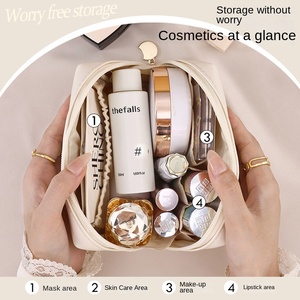 Bolsa de Aseo Personalizada con Logotipo, de Moda, con Cierre, Portátil, Impermeable, de PU, Ultraligera, Resistente al Desgaste, para <span class=keywords><strong>Mujer</strong></span>, Mini Bolsa de Maquillaje - Product Image 4