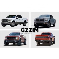 Kit carrosserie complet en plastique PC noir pour pare-chocs avant et arrière, compatible avec les modèles F150 2015-2019, mise à niveau Raptor 2021, garantie 1 an
