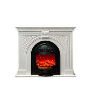 Nouvelle Conception Luxe Personnalisé Moderne Cheminée Intérieure Villa Bois Naturel Classique <span class=keywords><strong>pour</strong></span> la Décoration Intérieure et l'Aménagement Extérieur Blanc - Product Image 1