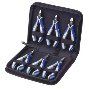 For 00 20 16 P 6-Piece Electronics <b>Pliers</b> <b>Set</b> with Tools for Electronic Components 215mm Made in Germany - Product Image 4