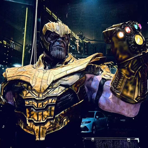 Estatua de Personaje de Película de Gran Tamaño y Alta Calidad: Thanos de los Vengadores en Fibra de Vidrio, Escultura de Ironman - Product Image 4
