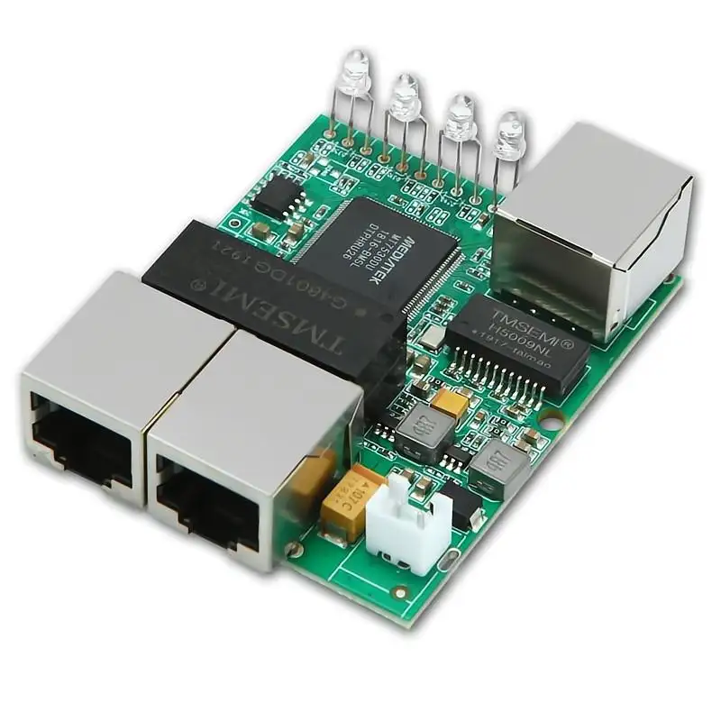 Коммутатор Ethernet, PCB, 3 порта, гигабитная плата коммутатора для домашнего сетевого коммутатора, модуль Ethernet OEM ODM