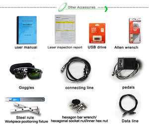 เครื่องเลเซอร์ไฟเบอร์รุ่นใหม่ ระบบกัลโว ยี่ห้อ Raycus กำลัง 20W 50W 60W ระบายความร้อนด้วยอากาศ แบบตั้งโต๊ะ สำหรับสลักแก้ว ปากกา - Product Image 6