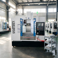 Centre d'usinage vertical haute précision VMC855, broches 3/4/5 axes, fraiseuse CNC, contrôleur FANUC, cône BT40, usage intensif