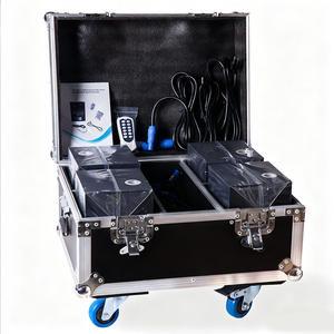 4 قطع من آلة الشرار البارد بقوة 750 واط مع حقيبة نقل، آلة الألعاب النارية بنافورة شرار وجهاز تحكم عن بعد لاسلكي لحفلات الزفاف والمسارح - Product Image 5