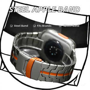 Correa de Acero Inoxidable para Reloj Serie 11/10/9/8/SE/3 (46/45/42/44/49mm), Brazalete Metálico - Product Image 2