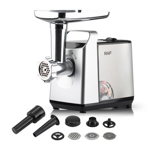 Picadora <span class=keywords><strong>de</strong></span> <span class=keywords><strong>carne</strong></span> eléctrica estándar europea para uso doméstico, máquina multifuncional <span class=keywords><strong>de</strong></span> acero inoxidable para picar y hacer salchichas - Product Image 1