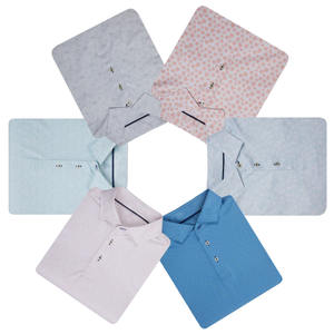 Polo de golf à manches courtes et à séchage rapide respirant 92% polyester 8% spandex pour hommes avec logo personnalisé - Product Image 1