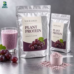 Poudre de protéines en sachets à fond plat, développement de produits nutritionnels personnalisés et fourniture OEM - Product Image 1