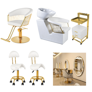 Juego de Muebles de Lujo para Salón de Belleza, Silla de Barbería, Equipo de Peluquería al por Mayor, Muebles para Salón de Barbería de Luxmars - Product Image 4