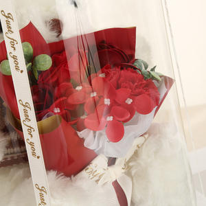 ตุ๊กตาหมีคุณภาพสูงพร้อมกล่องของขวัญดอกกุหลาบประดิษฐ์ ตุ๊กตาผ้ากำมะหยี่ ช่อดอกกุหลาบ ของขวัญวันเกิด วันแม่ วันวาเลนไทน์ - Product Image 5