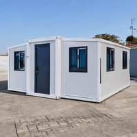 Rumah Kontainer Ekspansiabel Struktur Baja Modular Prefabrikasi Rumah Portabel Panel Sandwich Desain Modern Pasokan Pabrik