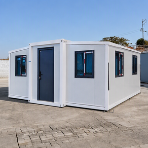 Maison conteneur extensible, structure en acier modulaire préfabriquée, maison portable, panneau <span class=keywords><strong>sandwich</strong></span>, design moderne, fourniture d'usine - Product Image 1
