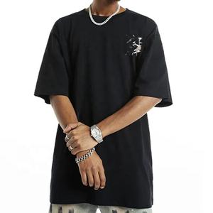 เสื้อยืดวินเทจไซส์ใหญ่พิเศษสำหรับผู้ชายเสื้อยืดผ้าฝ้าย100% สะพายไหล่คุณภาพสูงออกแบบโลโก้สกรีนได้ตามต้องการ - Product Image 4