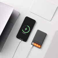 Le plus récent Portable magnétique type-c entrée 0000mah Mini batterie polymère forme carrée batterie externe charge rapide banques d'alimentation pour téléphones
