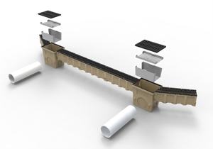 Drainage de bassin de capture de réservoir de <span class=keywords><strong>puisard</strong></span> en <span class=keywords><strong>béton</strong></span> de haute qualité avec grille de vidange de tranchée d'eau de pluie - Product Image 6