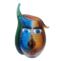 JHHS Moderne Maßgefertigte Halloween-Engel Cartoon Abstrakte Picasso-Kopf VASE Handgeblasene Kunstkollektion Ovale Murano Feng Shui