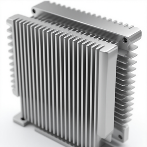 Radiador de Aluminio Anodizado y Acero Inoxidable de Alta Calidad para Computadora, con Brochado y Servicios de Mecanizado - Product Image 2