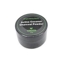 Logo personnalisé poudre de blanchiment des dents élimination efficace du calcul dentaire poudre de charbon de bambou en coquille de noix de coco activée