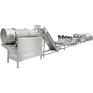 Línea de Producción de Papas Fritas Congeladas a Pequeña Escala, Nueva Máquina Automática para Papas Fritas Rizadas y Chips de Papa - Product Image 1