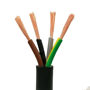 1.5毫米多芯电缆4毫米连接器聚氯乙烯铜多芯电缆柔性2.5毫米电缆