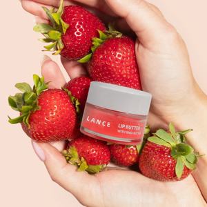 Lance Lip Care Etiqueta privada Mantequillas de <span class=keywords><strong>labios</strong></span> de <span class=keywords><strong>fresa</strong></span> Vegano Ligero Suaviza la piel Calma la textura Mantequilla de <span class=keywords><strong>cacao</strong></span> Bálsamo de mantequilla de <span class=keywords><strong>labios</strong></span> - Product Image 1