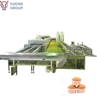 Ligne de production de machine de fabrication automatique de pain et de gâteau, prix d'usine