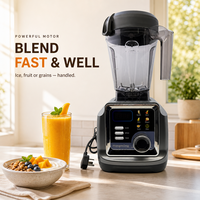 Blender de grande capacité 2,5 L, moteur puissant, pot sans BPA, lame en acier inoxydable, smoothie, broyage de glace, robot culinaire
