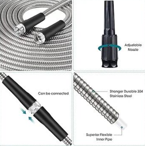304 Paslanmaz Çelik Esnek Kaz Boynu Hortumu - Ev/Atölye Aletleri için Çok Açılı Ayarlanabilir Metal Uzatma Borusu - Product Image 6