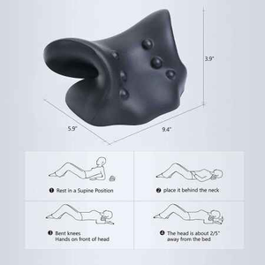 Beauty Lady Office-Corrector de cuello para hombre, almohada de tracción Cervical, estirador de cuello quiropráctico/ - Product Image 3