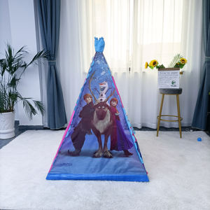 Offre Spéciale! Jolie tente de jeu intérieure congelée <span class=keywords><strong>tipi</strong></span> pliable <span class=keywords><strong>et</strong></span> doux matériau personnalisé pour les enfants nouveau design à un prix - Product Image 3
