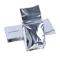Sac d'orgue en feuille d'aluminium personnalisé avec sac de nourriture plaqué aluminium tridimensionnel pour la gelée de lait de thé de fleur de fruits séchés-DDP US