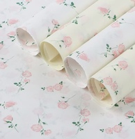 Papier de soie épais imprimé, matériau d'emballage imperméable pour fleurs, doublure intérieure et base pour bouquets DIY, papier de soie floral pour roses