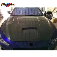 Cubierta de motor de capó de fibra de carbono GTS de alta calidad para Maserati Ghibli 2014 +