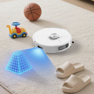 <span class=keywords><strong>Robot</strong></span> Aspirador y Fregasuelos con Navegación LDS, Función de Lavado, Aspirado y Fregado, Control por Voz Inteligente y Carga Automática - Product Image 4